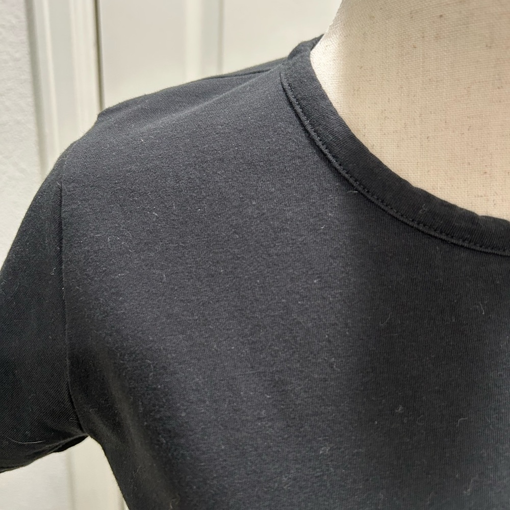 J. Crew Black T-Shirt Dress - Picture 4 of 6
